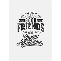 Camiseta Ukkan Good Friens na internet