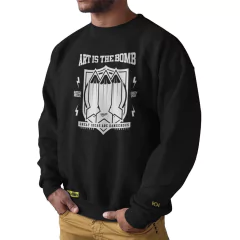 Imagem do Moletom Crew Neck Ukkan Art Is The Bomb