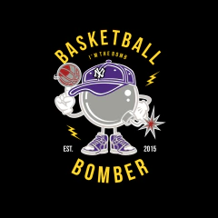 Camiseta Longline Ukkan Basketball Bomber na internet