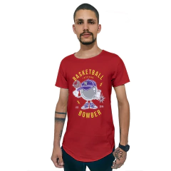 Camiseta Longline Ukkan Basketball Bomber - QESTILOS - Todos os estilos em um só lugar