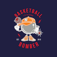 Camiseta Longline Ukkan Basketball Bomber na internet