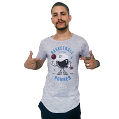 Camiseta Longline Ukkan Basketball Bomber - QESTILOS - Todos os estilos em um só lugar
