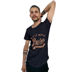 Camiseta Longline Ukkan With Passion