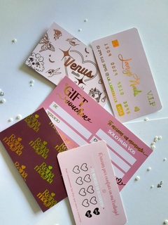 Tarjetas con foil en internet