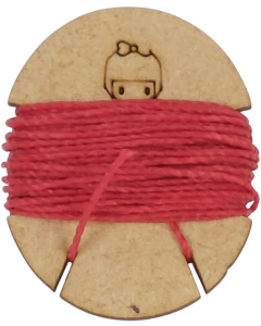 Fio Encerado Polyester Vermelho