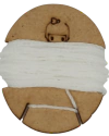 Fio Encerado Polyester Off White