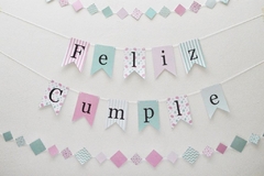 Banderín Feliz Cumple Antonia - comprar online