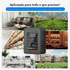 RSA-IAQMP | RSA SENSORS | SENSOR CO2 - HCHO - Qualidade Do AR - TVOC - Temperatura - Umidade com Bateria