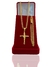 OFERTA - Conjunto Grumet 4mm (70cm) + Pulseira Com Pingente De Brinde Cruz Top Banhado Ouro 18 k