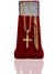 OFERTA - Conjunto Grumet 4mm (70cm) + Pulseira Com Pingente De Brinde Cruz Amarrado Banhado Ouro 18k