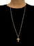 Corrente - 2mm ( 70cm) Com Pingente Cruz Pai Nosso Banhado Ouro 18k - Meu Estilo Joias