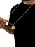 Corrente - 2mm ( 70cm) Com Pingente Jesus Banhado Ouro 18k - comprar online