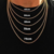 Imagem do Corrente Masculina Piastrini Italiana - 3mm Adulto e Infantil + Pingente Fé Banhado Ouro 18 k -