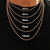 Corrente Masculina Piastrini Italiana - 3mm Adulto e Infantil + Pingente Tudo Posso Banhado Ouro 18 k - na internet