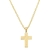 Corrente Cadeado 2mm - Com Pingente De Brinde Cruz Pai Nosso Banhado Ouro 18k - comprar online