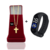 Corrente Masculina Piastrini Italiana - 3mm Adulto e Infantil + Pingente Cruz Pai Nosso Banhado Ouro 18 k -
