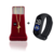 Corrente Masculina Piastrini Italiana - 3mm Adulto e Infantil + Pingente Fé Banhado Ouro 18 k -