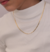 Corrente Masculina Piastrini Italiana - 3mm Adulto e Infantil + Pingente Estela Banhado Ouro 18 k - - comprar online