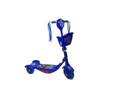 Patinete Masculino Infantil 3 Rodas Heróis Com Luzes Cesta - loja online