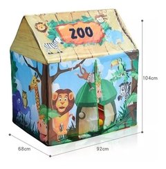 Barraca Infantil Toca Casinha Divertida Zoo À Pronta Entrega