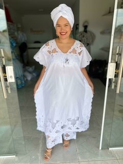 Conjunto Alaka Branco Bordado Rechilieu