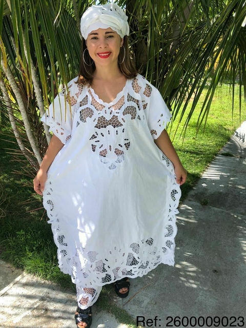 Conjunto Alaka Branco Bordado Rechilieu