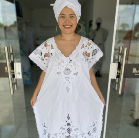 Conjunto Alaka Branco Bordado Rechilieu