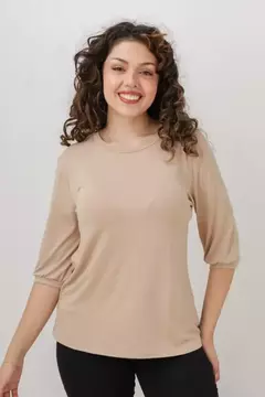REMERA 3-4 FRUNCE ESPALDA - comprar online