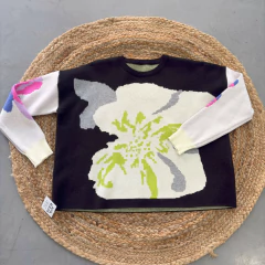 SWEATER JACKARD FLOR - comprar online
