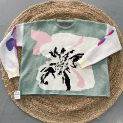 SWEATER JACKARD FLOR en internet