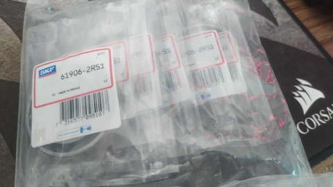 Rolamento Rígido de Esferas - 61906-2RS1 - SKF