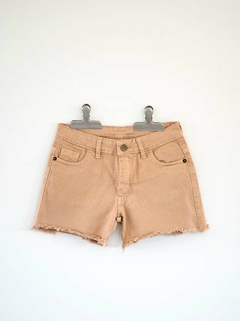 Short jean camel