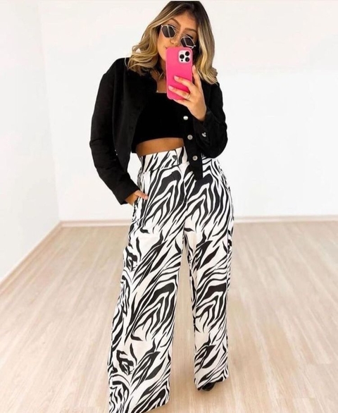Calça zebra