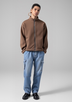 Campera de paño con cuello mao I25/C0002 - comprar online