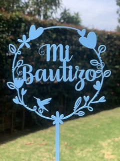 Cake Topper "Mi Bautizo”