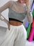 TOP RED Y STRASS MANGAS LARGAS