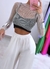 TOP RED Y STRASS MANGAS LARGAS en internet