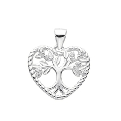 P2339 - Dije Arbol de la vida con cubics, Plata 925. - comprar online