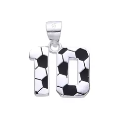 P2639 - Dije de Futbol, Plata 925. - comprar online