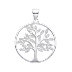 Dije con cubics, Plata 925. - comprar online