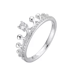 P2611 - Anillo con cubics, Plata 925. - comprar online