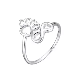 P2620 - Anillo Ajustable con cubics, Plata 925. - comprar online
