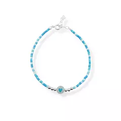 P2724 - Pulsera de Corazon, Plata 925. - comprar online