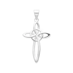 P2645 - Dije Colgante Cruz, Plata 925. - comprar online