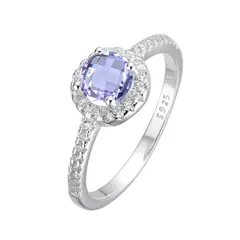 Anillo con cubics, Plata 925. - comprar online