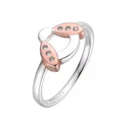P1936 - Anillo Combinado, Plata 925. - comprar online