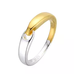 P1935 - Anillo Combinado, Plata 925. - comprar online