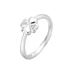 P2904 - Anillo Ajustable con cubics, Plata 925. - comprar online