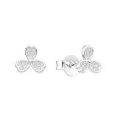 P3056 - Aros con cubics, Plata 925. - comprar online