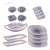 Kit 4pratos Para Sushi Comida Japonesa + 3 Travessa - 15 Pçs